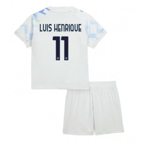 Lacne Dětský Futbalové dres Inter Milan Luis Henrique #11 2025-26 Krátky Rukáv - Preč (+ trenírky)